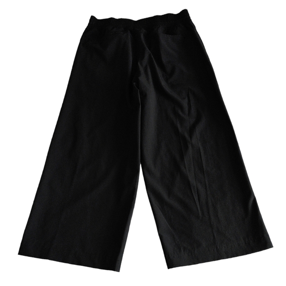 Calia Medium Wide Leg Crop Black Journey Pants - Picture 2 of 14